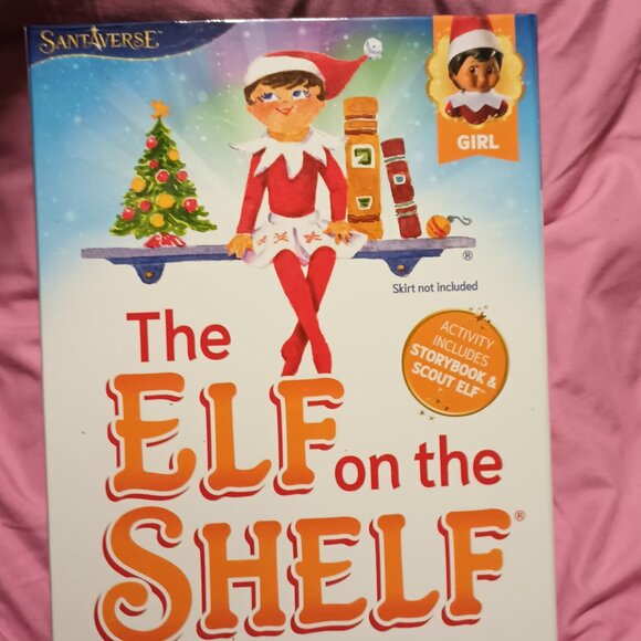 NEW Elf on the Shelf Box Set Girl Scout Elf with Brown Eyes with Storybook - Picture 7 of 11